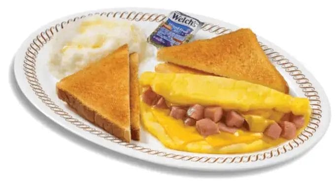Waffle House Omelet Menu