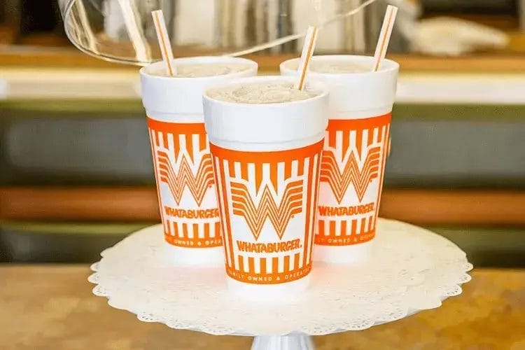 Whataburger Drink Menu