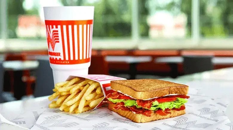 Whataburger Lighter and Smaller Menu
