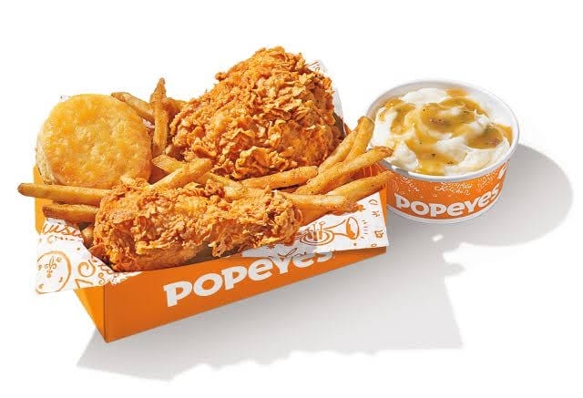Popeyes Chicken Tenders Menu