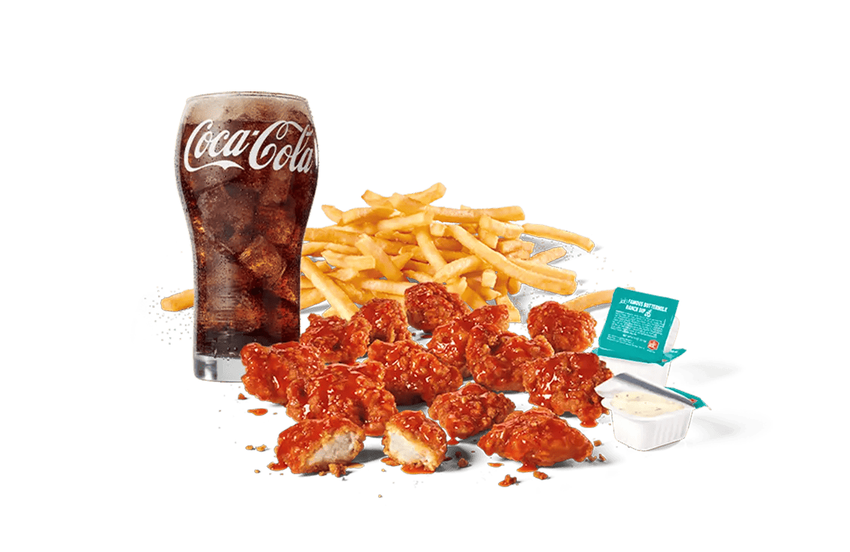 12pc Honey Garlic Sriracha Crispy Boneless Wings Combo