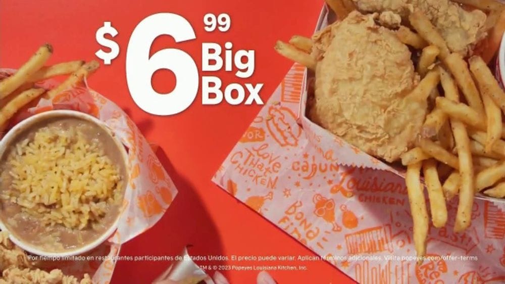 Popeyes $6 Box
