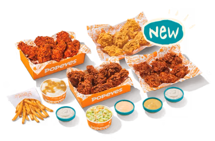 Popeyes' Boneless Wings Tailgate Bundle