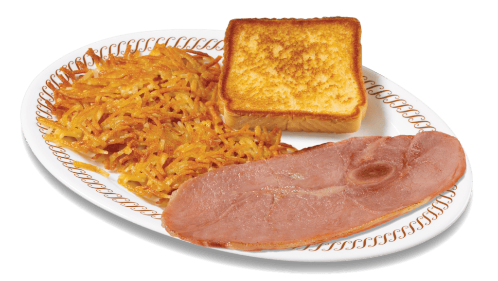 Waffle House’ Country Ham Dinner