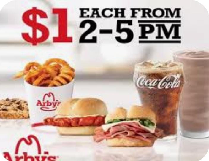 Arby’s Happy Hour Deals