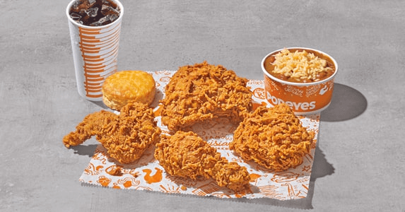 Popeyes 4-Piece Fried Chicken Dinner