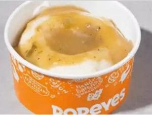 Mashed Potatoes with Cajun Gravy