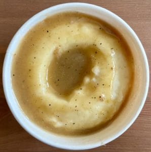Mashed Potatoes with Cajun Gravy