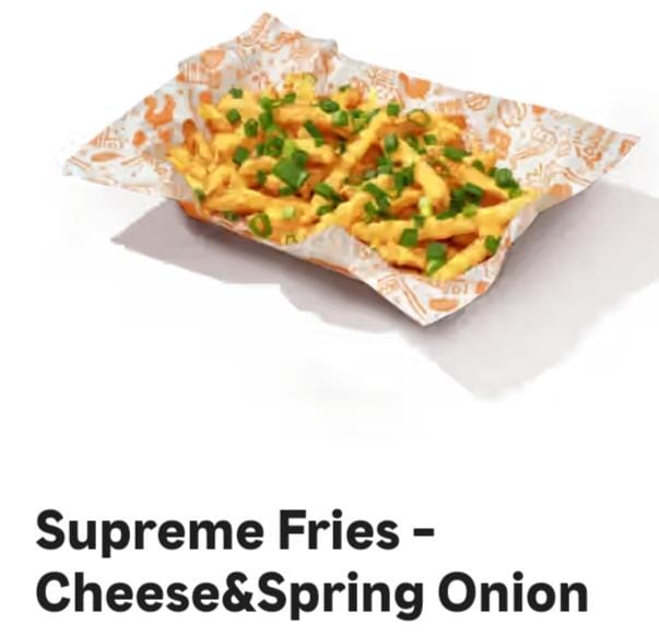 Supreme Fries-Cheese and Spring Onions
