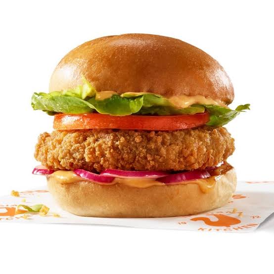 Popeyes Chicken Burger