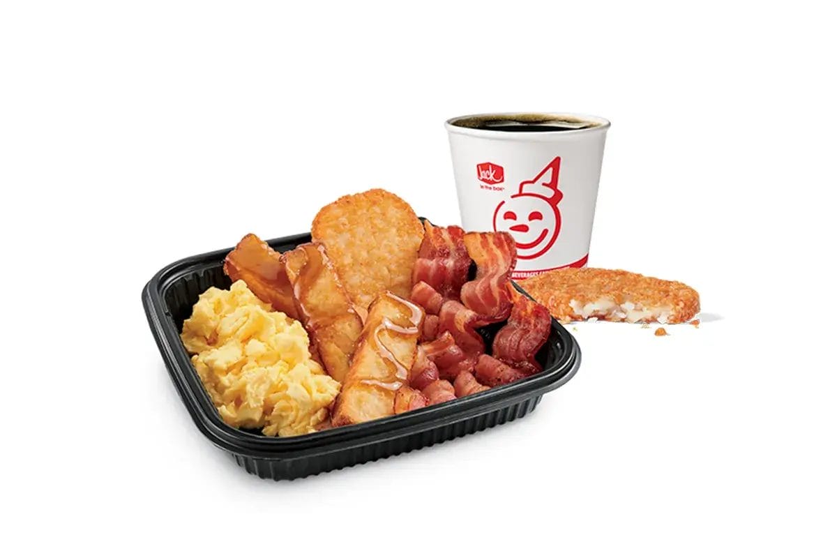3pc Classic French Toast Sticks Platter w/ Bacon Combo