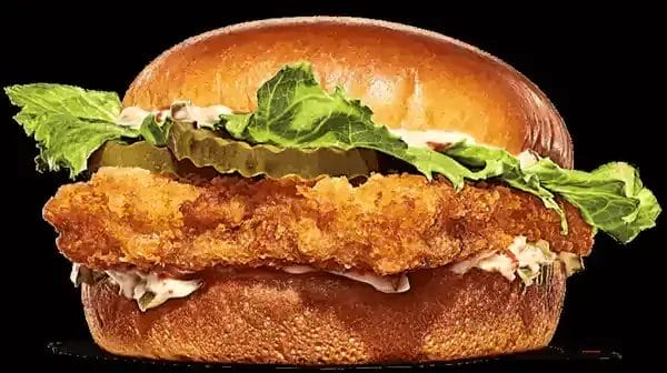 Burger King Chicken and Fish Menu