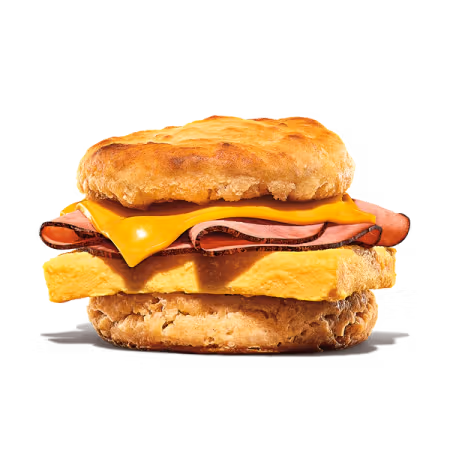 Burger King Ham, Egg, & Cheese Biscuit