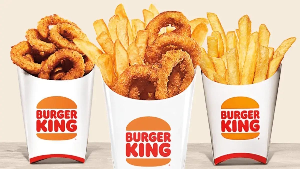 Burger King Sides Menu