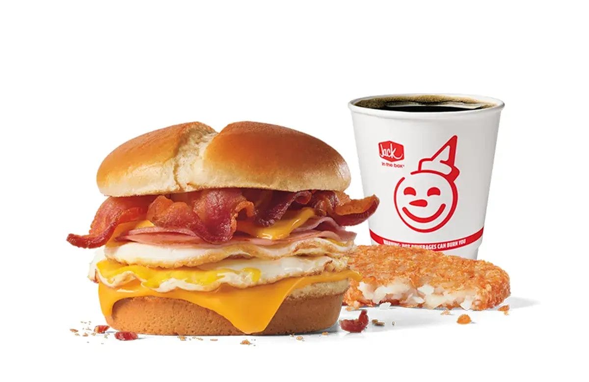 Jack Ultimate Breakfast Sandwich Combo