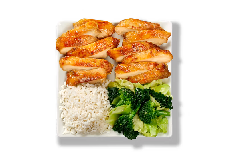 Panda Express Double Protein Plate