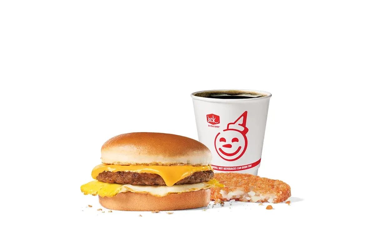 Sausage Breakfast Jack® Combo