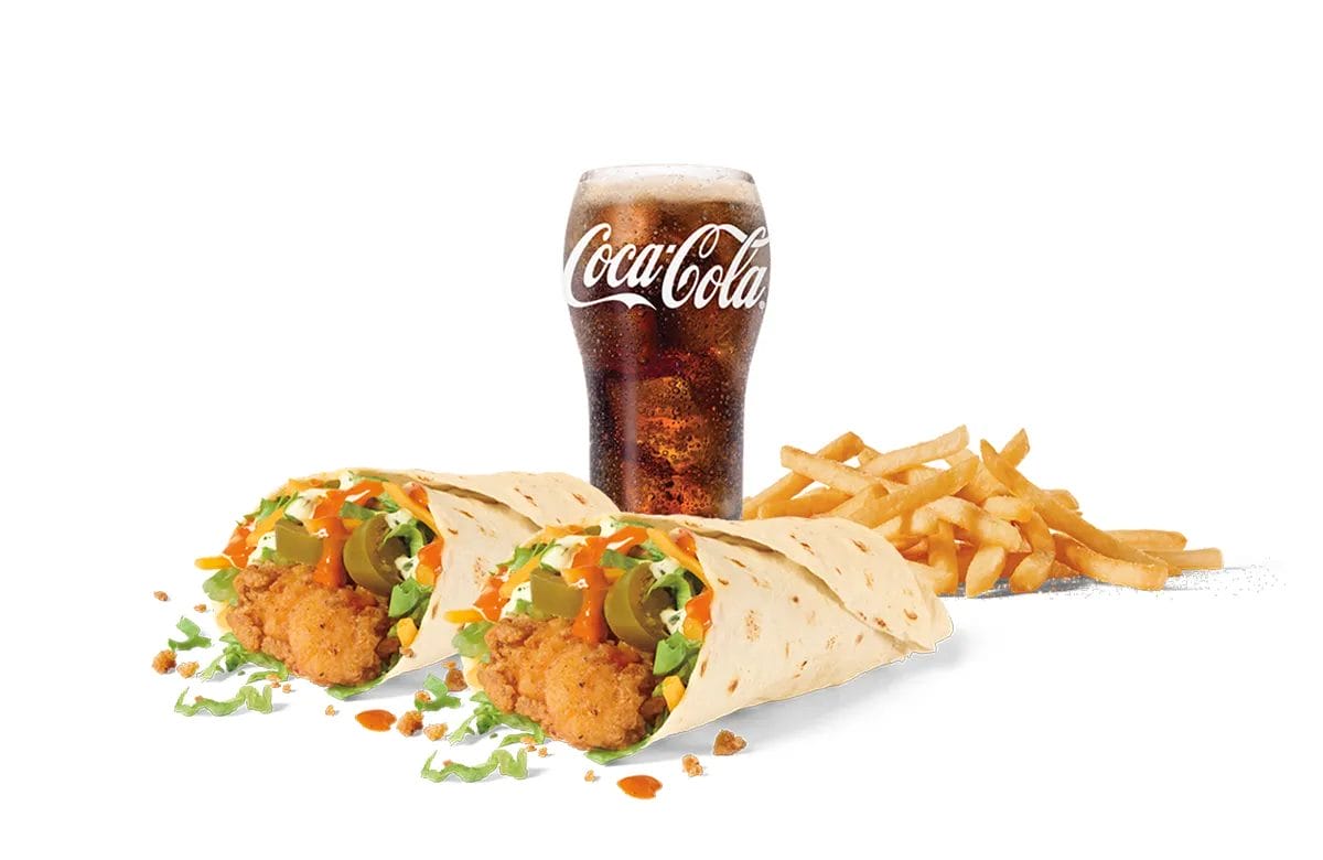 Spicy Crispy Jack Wraps (2) Combo: A Flavor Explosion in Every Bite