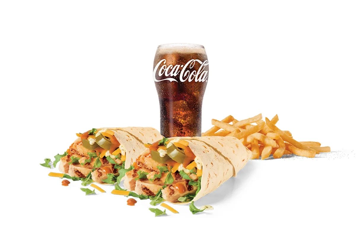 Spicy Grilled Jack Wraps (2) Combo