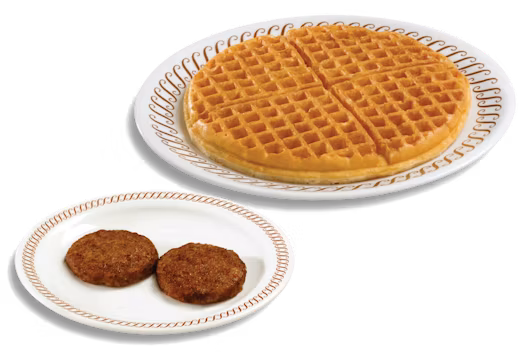 WAFFLE with a SIDE OF MEAT