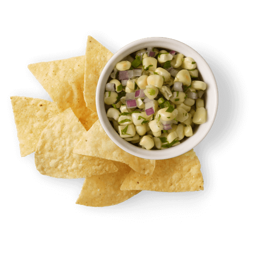 Chips & Roasted Chili-Corn Salsa